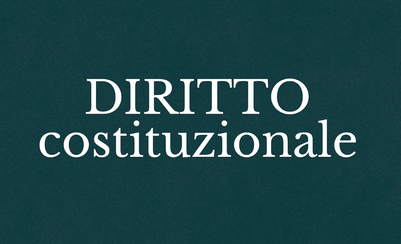 Diritto costituzionale